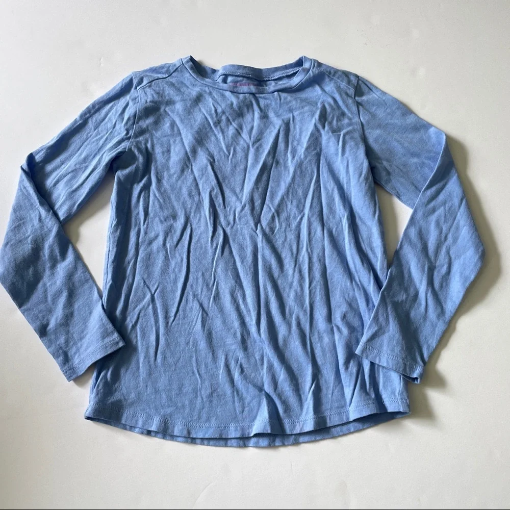 Crewcuts long-sleeve tee with shirttail hem